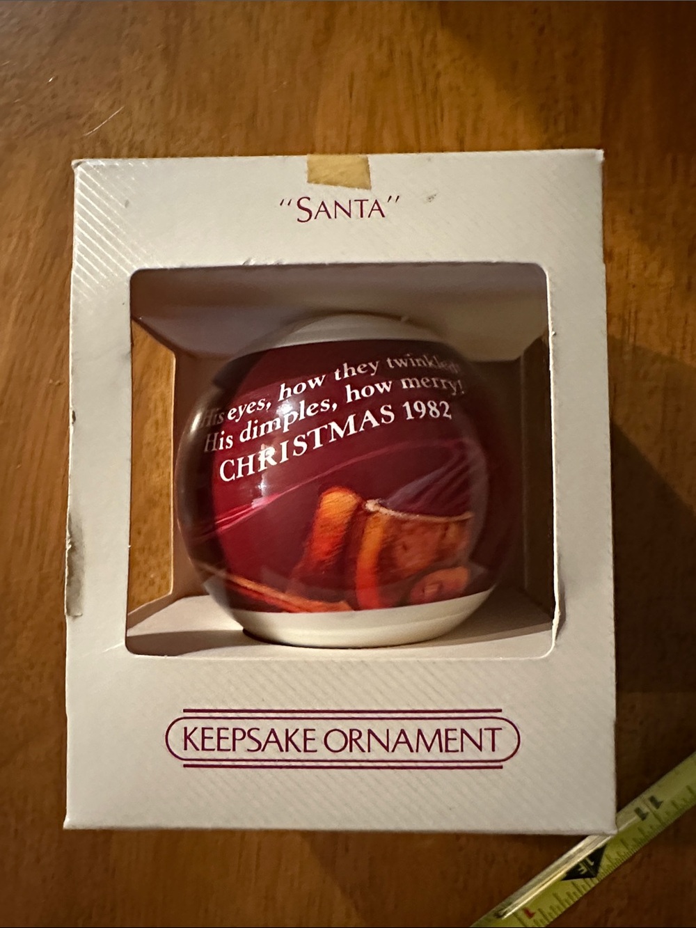 Hallmark keepsake ornament from 1982. SANTA